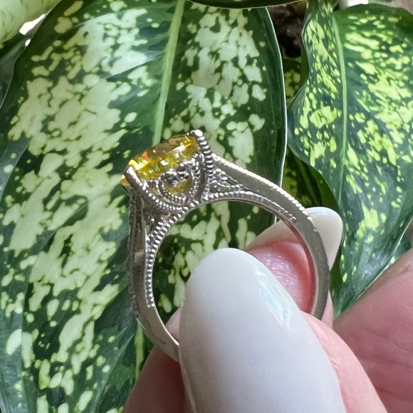 Bella Luce - Dillenium Cut Yellow Diamond Stimulant Ring - Size 5.25 - Picture 7 of 9